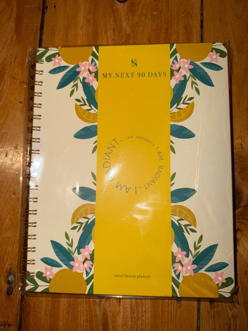 new unopened Savor Beauty Planner, undated 90 day planner
